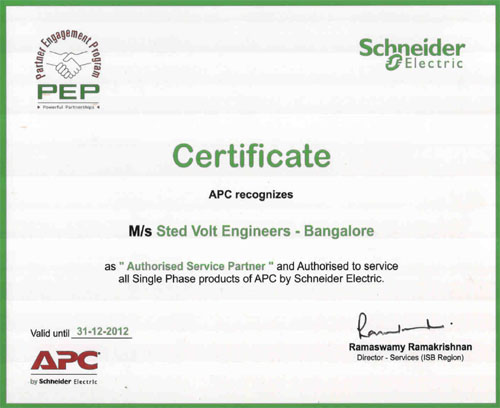 APC Partner Certificate
